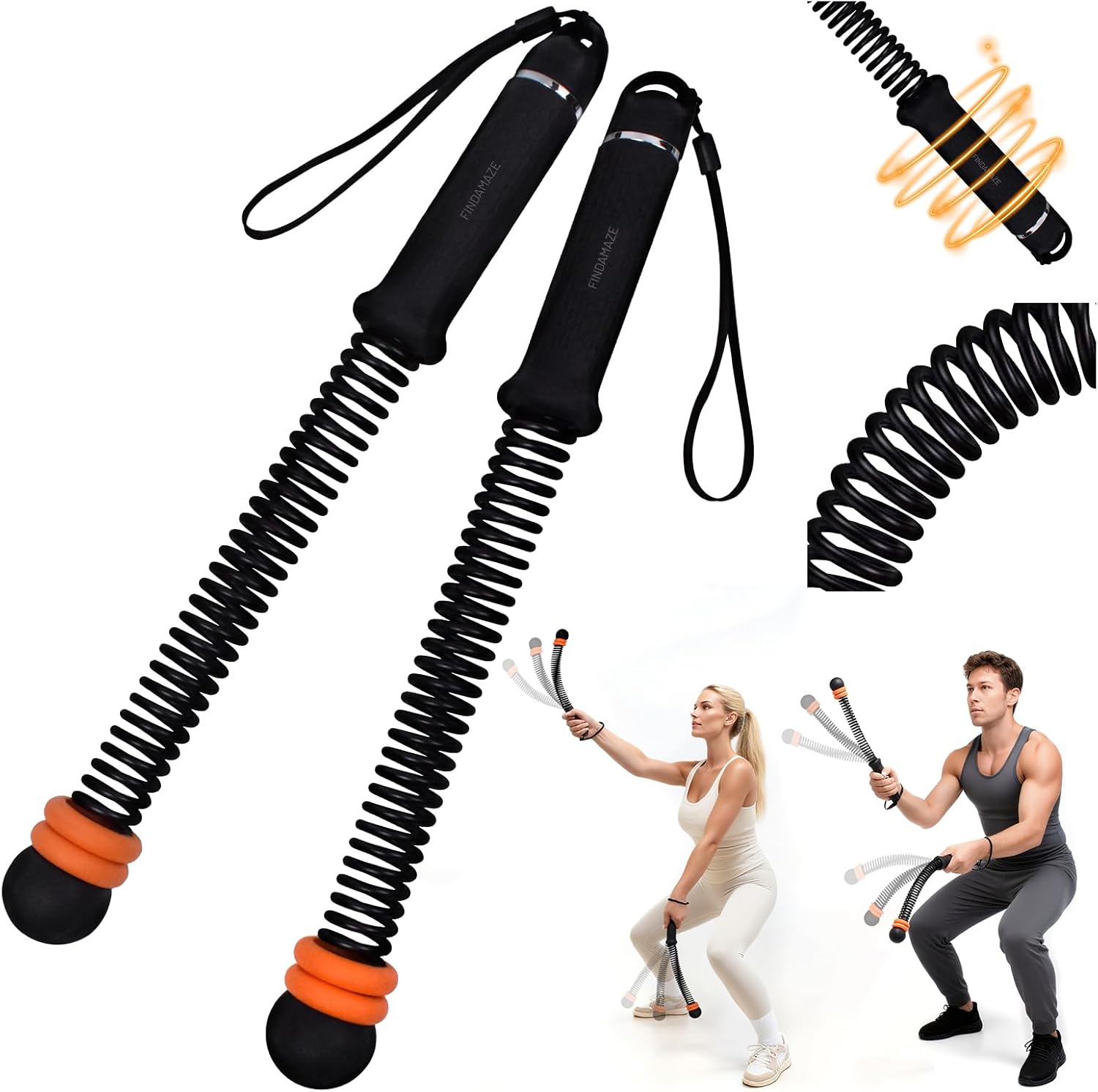 Home Gym Full Setup - Ropeless Battle Rope Adjustable Resistance Ropeless