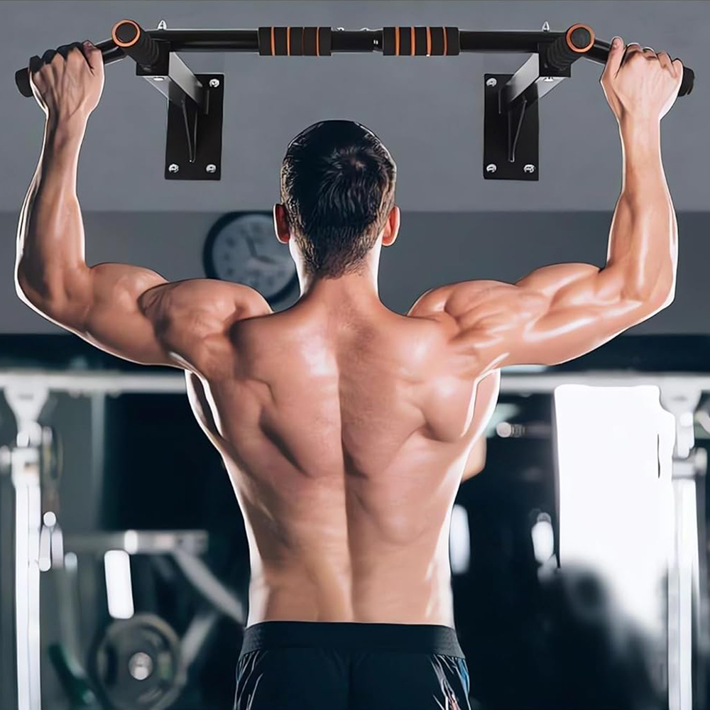 Home Gym Pull Up Bar - Adjustable Steel Frame Bar Home Gym
