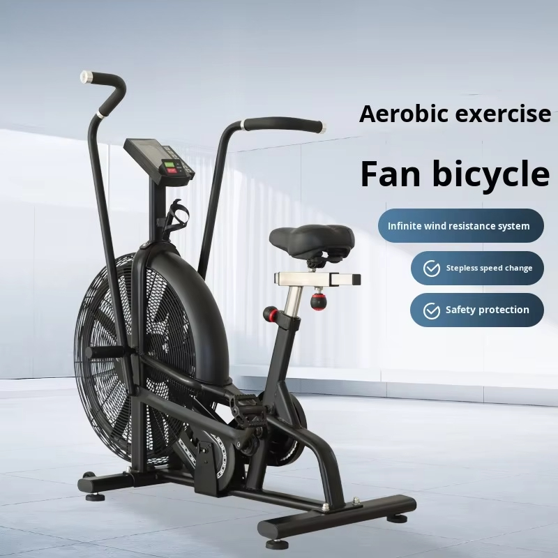 Home Gym Leg - Commercial Wind Resistance Aerobic Exercise Bike