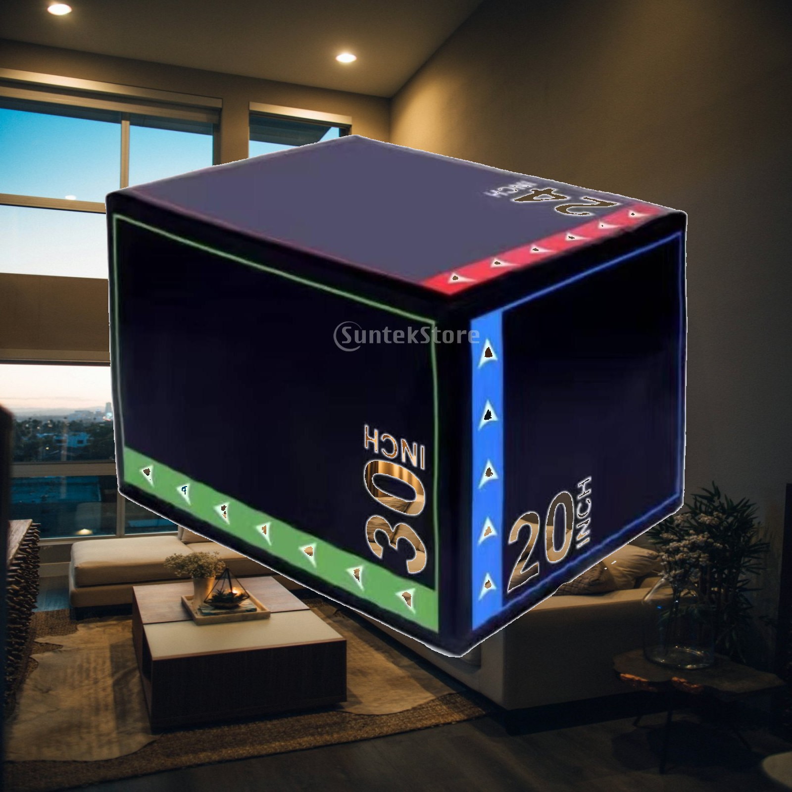 Home Gym Studio - Soft Plyo Jump Box Shock-Absorbing Foam