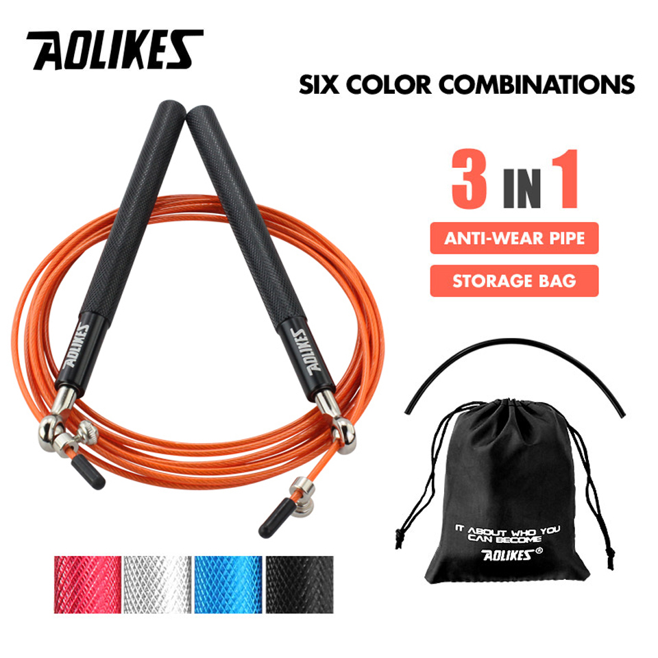 Speed Bag Boxing - AOLIKES 1PCS Crossfit Speed Jump Rope