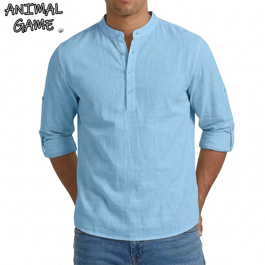 Mens Linen Shirt Luxury Casual - Home Gym Full Setup 评论和价格