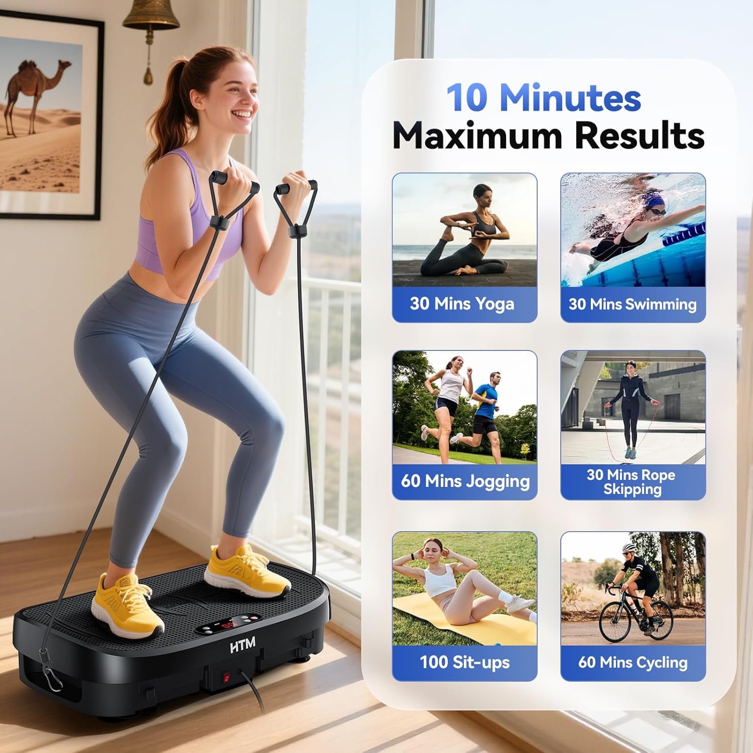 Vibration Plate Fat Burning Fi - Home Gym Simple 评论和价格