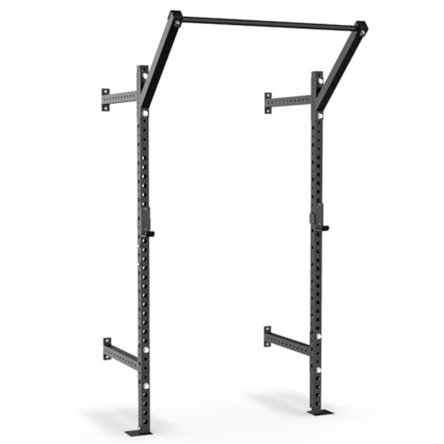 Wall Mounted Squat Rack for ho - Home Gym Pull Up Bar 评论和价格