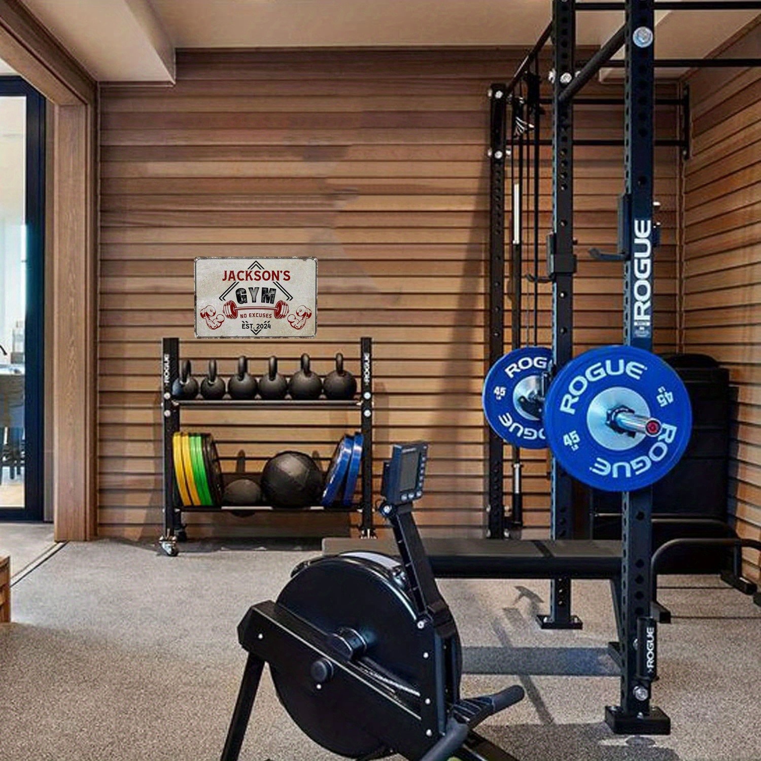 1pc Custom Name Gym Plaque,Per - Home Gym Names 评论和价格