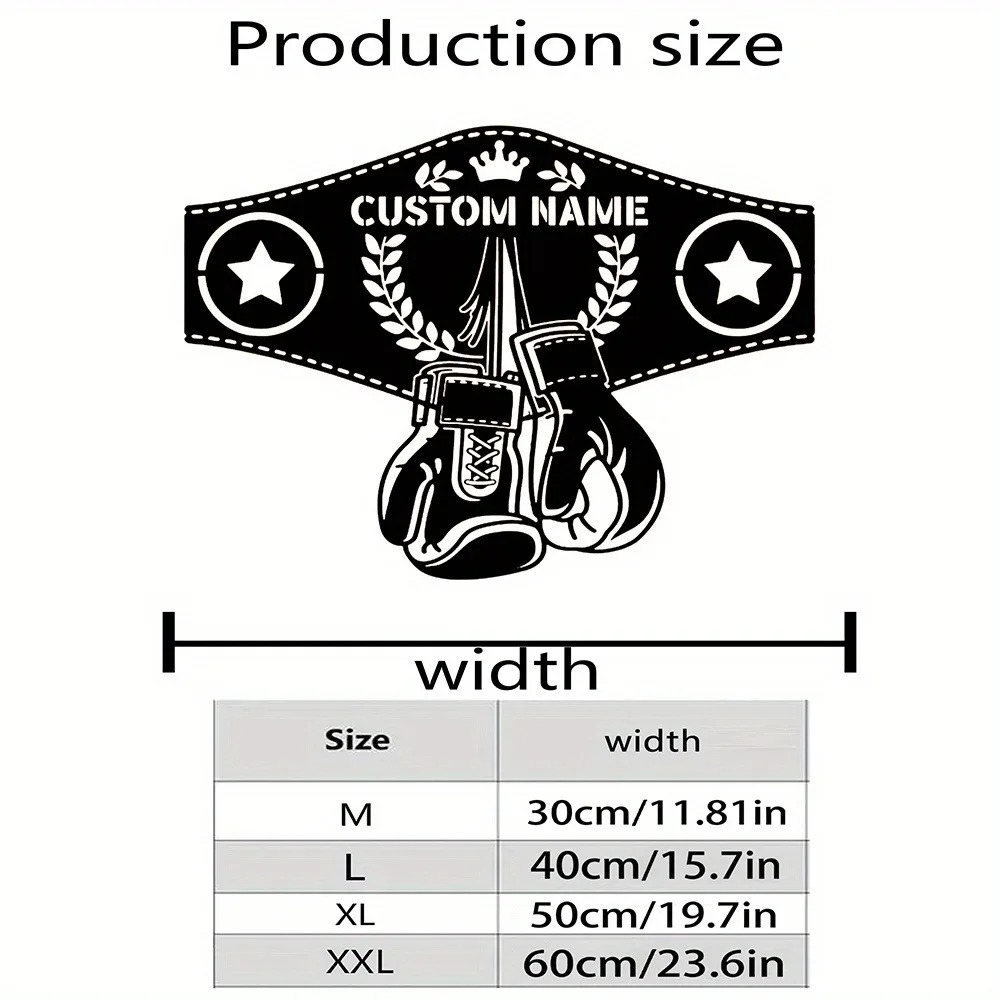 1pc 2D Flat Custom Boxing Glov - Home Gym Names 评论和价格