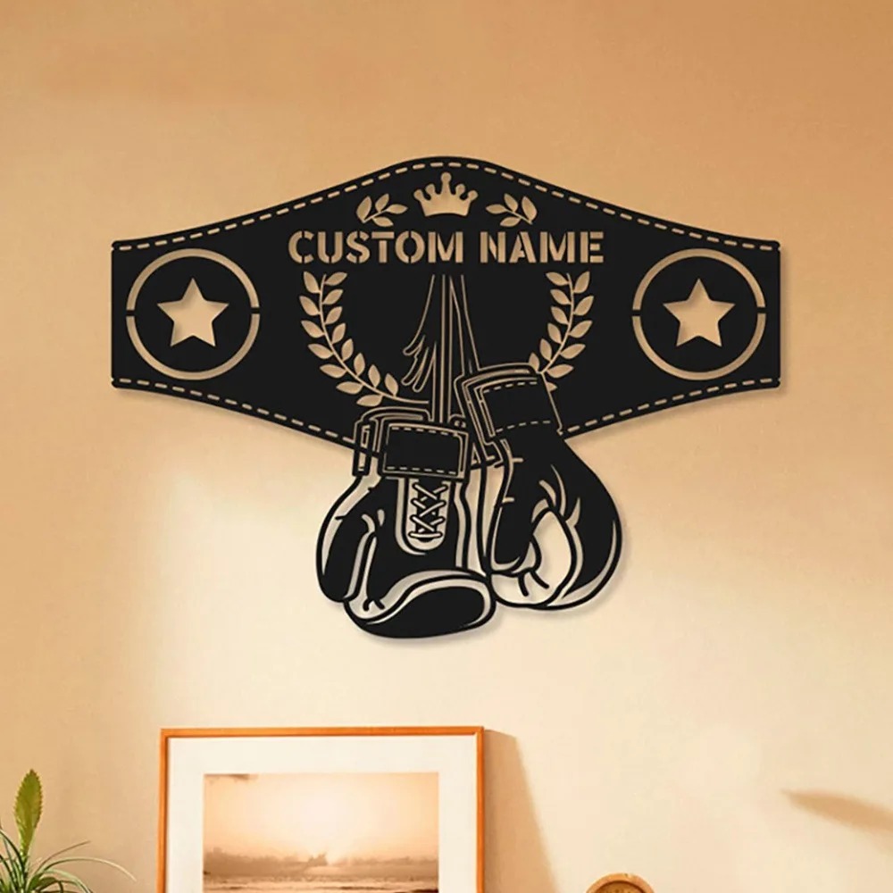 1pc 2D Flat Custom Boxing Glov - Home Gym Names 评论和价格