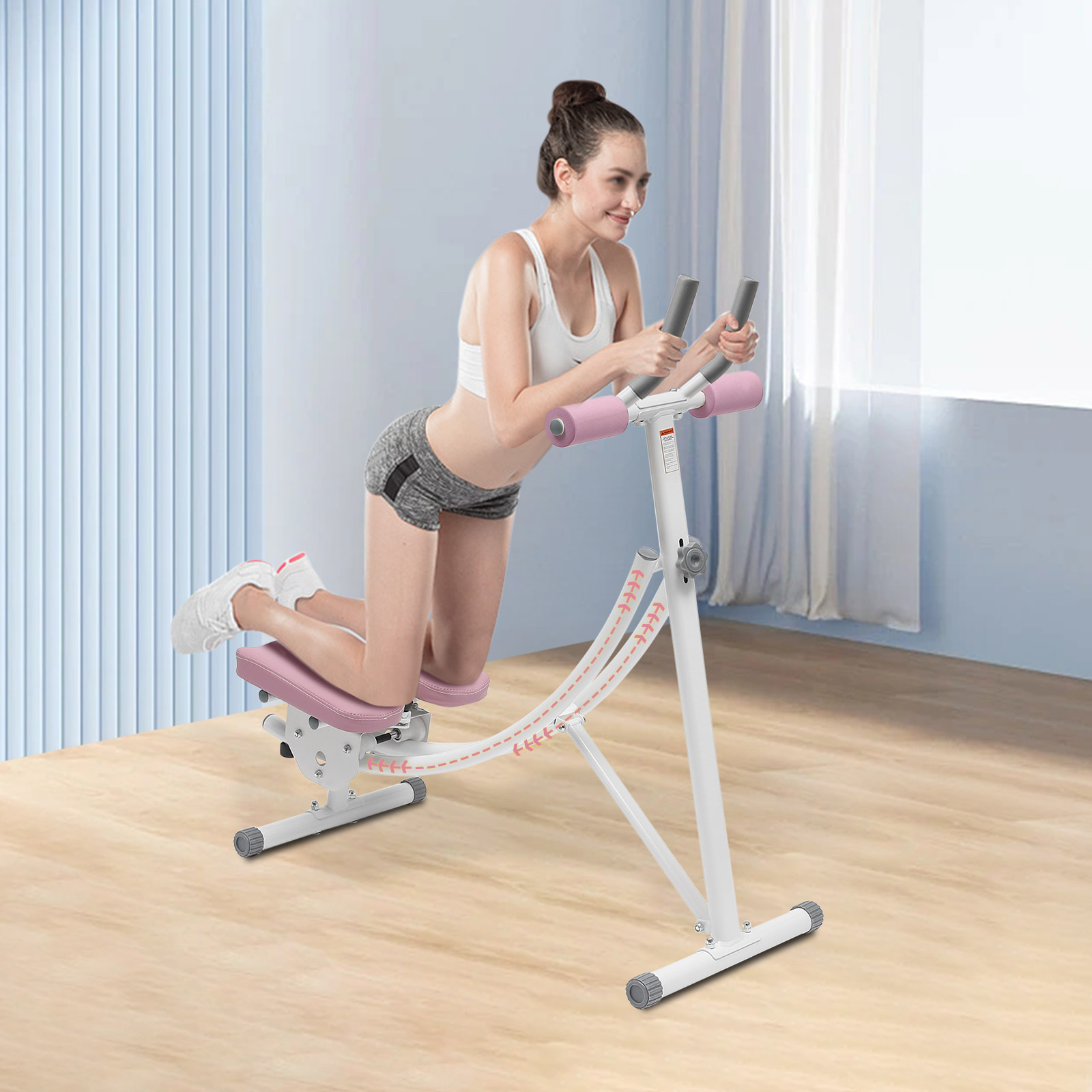 Ab Workout Machine Adjustable  - Home Gym Training Program 评论和价格