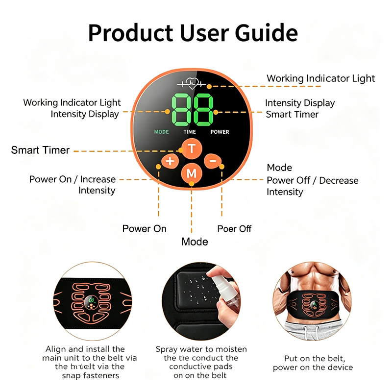 Abdominal Toning Belt Smart Ab - Home Gym Simple 评论和价格