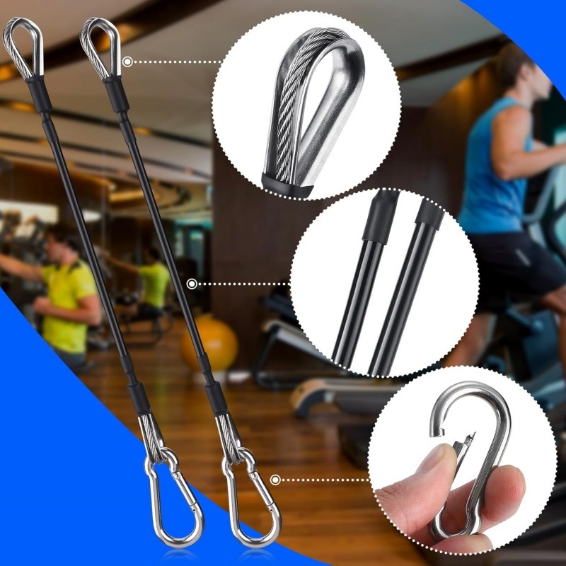 1/2Pcs 25cm Gym Cable Extensio - Home Gym Training Program 评论和价格