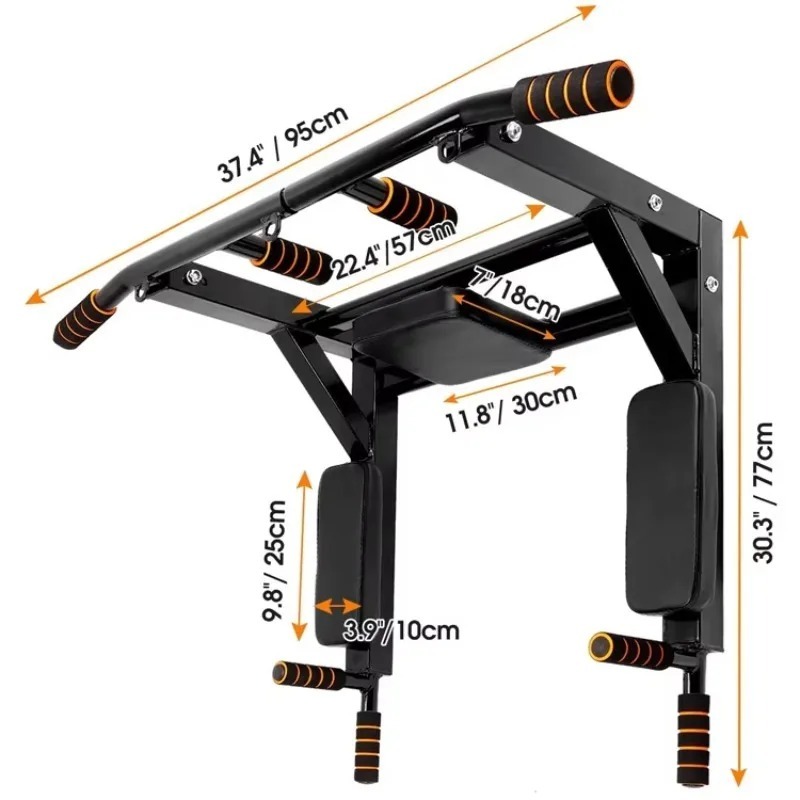 Wall-Mounted Pull-Up Bar for I - Home Gym Pull Up Bar 评论和价格