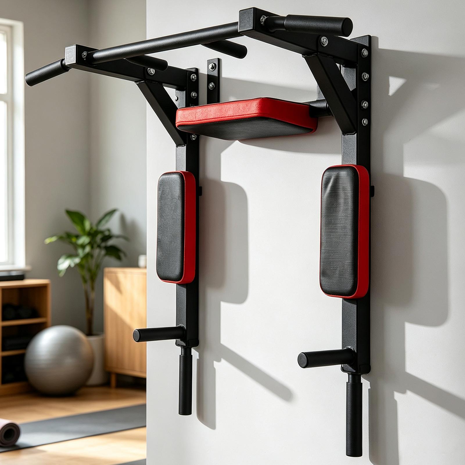 Wall-Mounted Pull-up Bar Fitne - Home Gym Leg 评论和价格